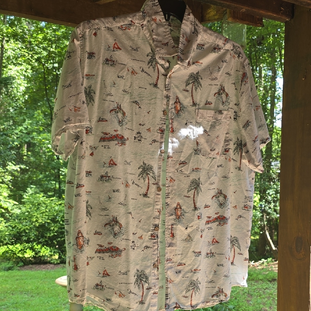 TRICOTS ST RAPHAEL (FLORIDA) Print Button-Up Shirt